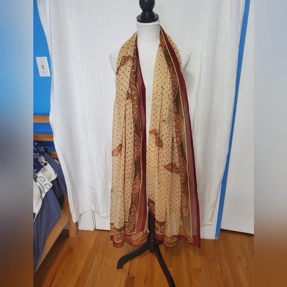 Sheer Banarasi Scarf